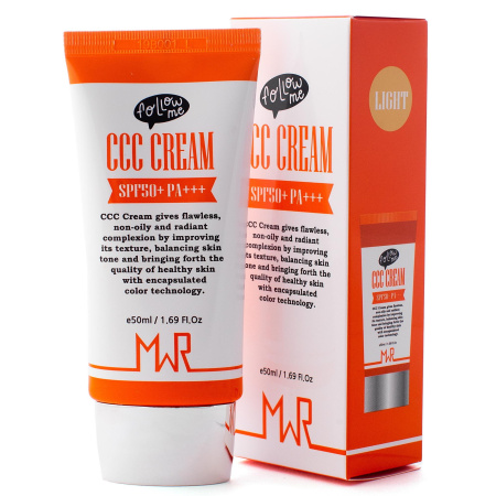 Корректирующий многофункциональный крем для лица MWR ECO ССС Cream (Light) SPF50+ PA +++, 50 мл