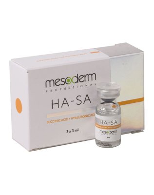 MESODERM Биоревитализант с Гиалуроновой и Янтарной кислотой "HA - SA", 3мл, шт