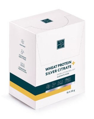 Beauty style Альгинатная лифтинг-маска Альгинатная лифтинг-маска "Wheat protein + Silver Citrate" 10 шт * 30 гр Beauty Stylе