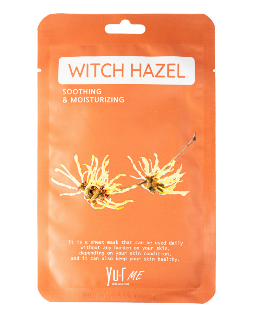 Тканевая маска для лица с экстрактом гамамелиса Yu.R Me Witch Hazel Sheet Mask, 1 шт