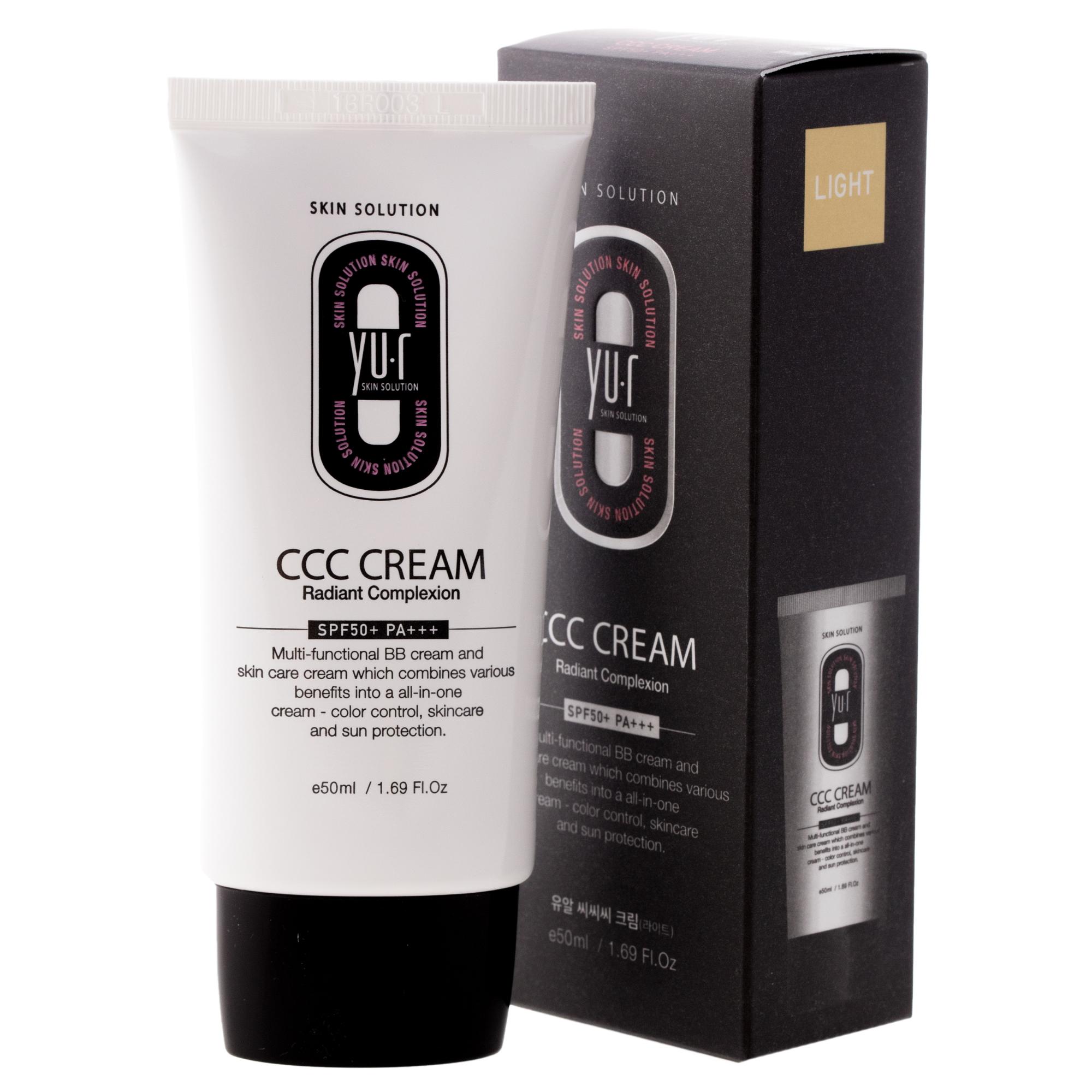 Корректирующий крем для лица Yu.r ССС Cream (Light), 50 мл, SPF50+