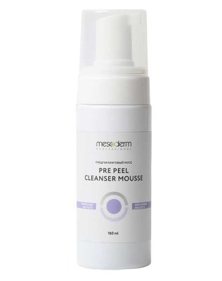 Предпилинговый очищающий мусс с молочной и феруловой кислотой "PrePeel cleanser" 160мл, Mesoderm