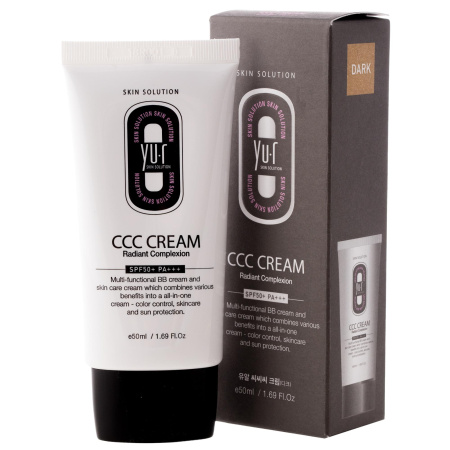 Корректирующий крем для лица Yu.r ССС Cream (Dark), 50 мл, SPF50+