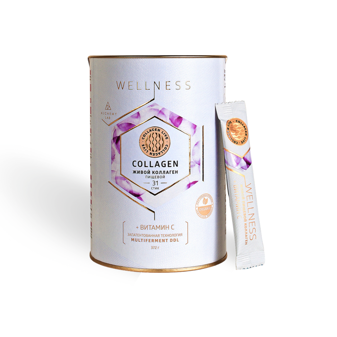 Биокомплекс COLLAGEN LIVE WELLNESS с витамином С